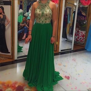 Green prom dress